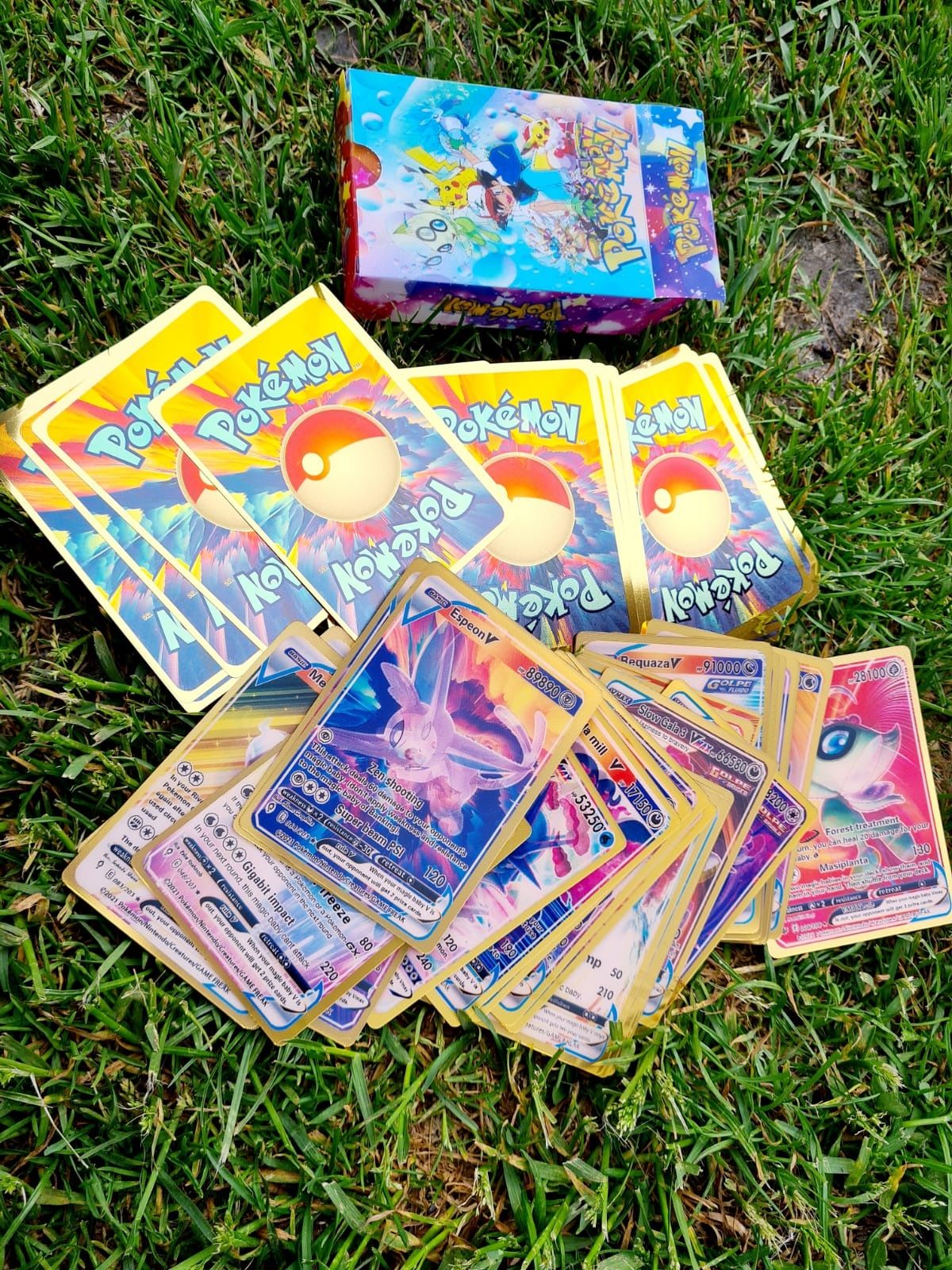 Nowy duży zestaw kart Pokemon dla kolekcjonerów - zabawki