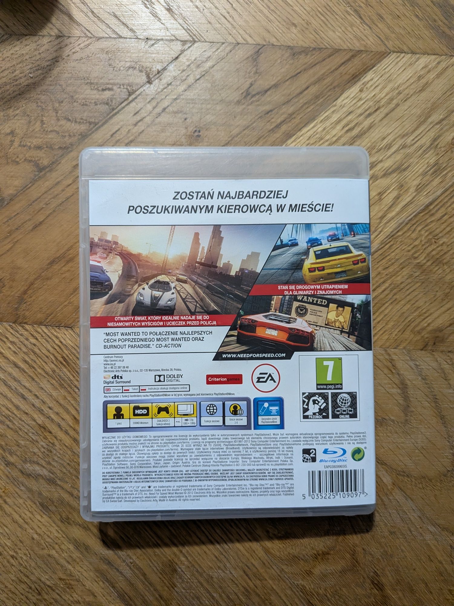 Need for speed most wanted ps3 PlayStation 3