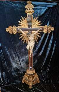 Crucifixo Cristo Madeira Séc XIX