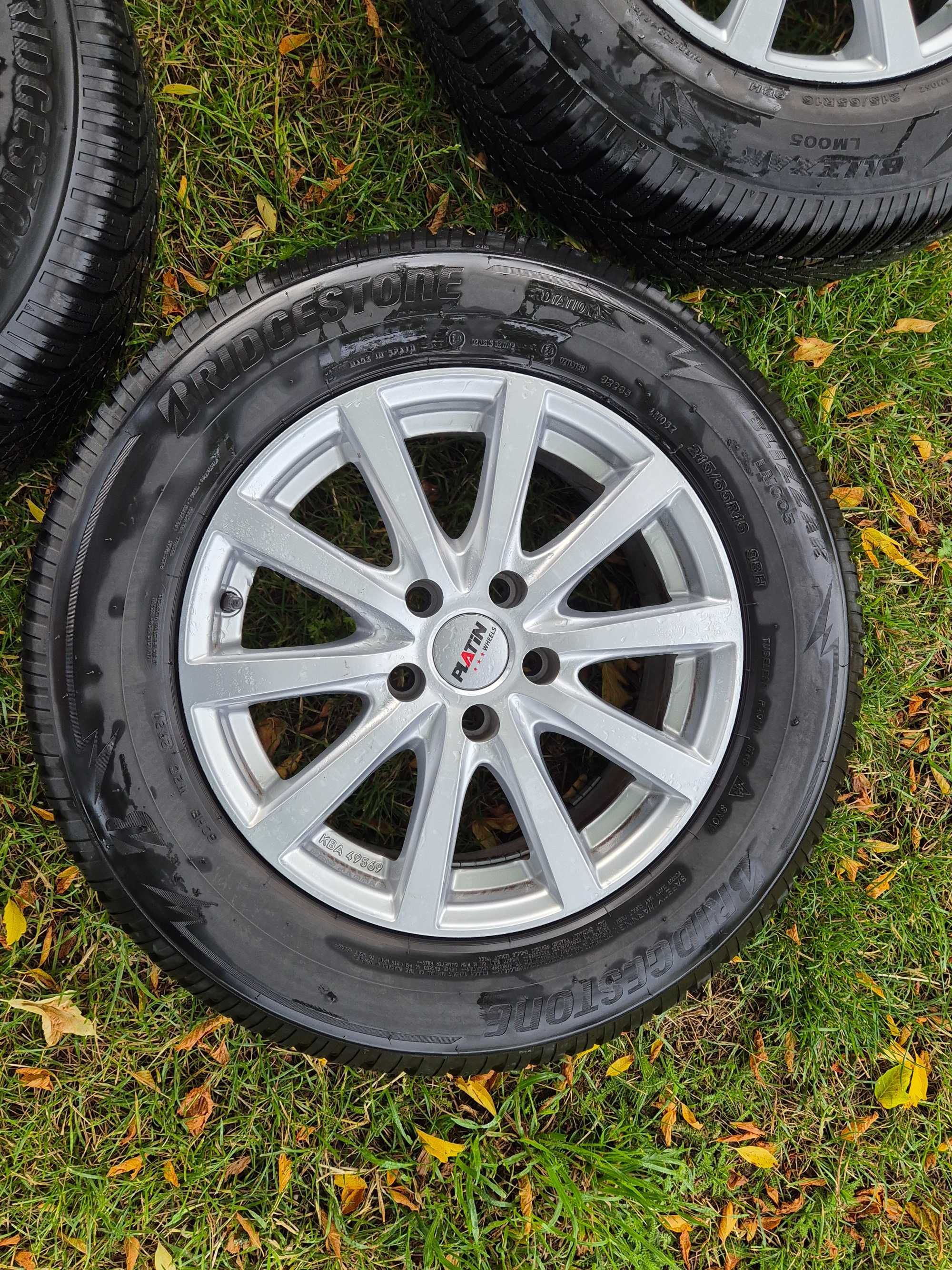 Koła zimowe do Volkswagen Tiguan R16 215/65 Jak Nowe