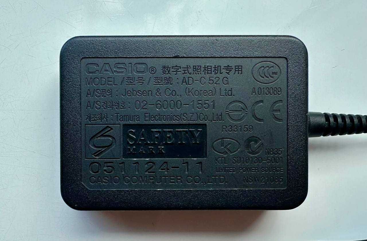 Блок живлення Блок питания Casio AD-C52G 5.3V 650mA