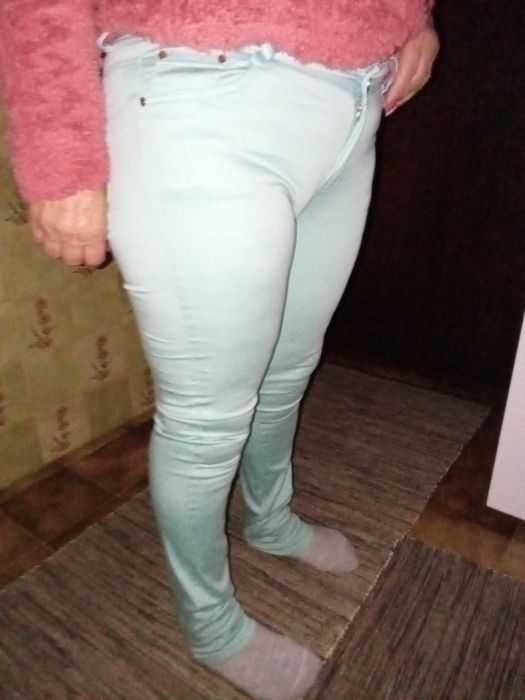 Conjunto de 3 calças ganga de mulher