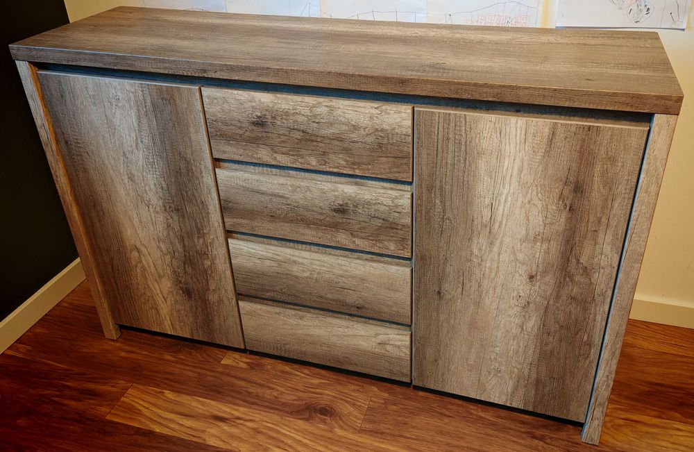 Komoda Kaspian 144 cm Dąb Sonoma