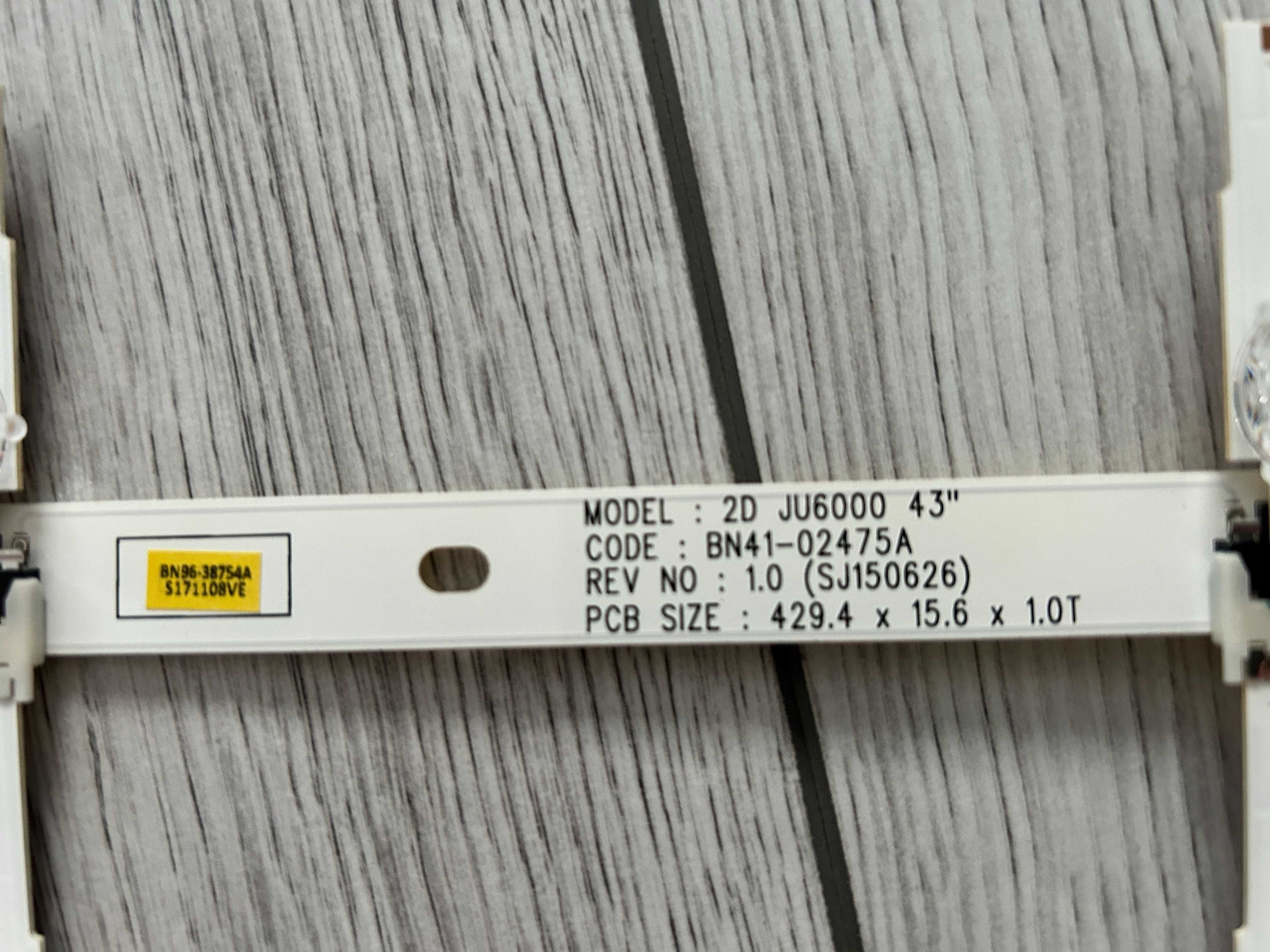 Ledy do TV Samsung model: 2d ju6000 43"