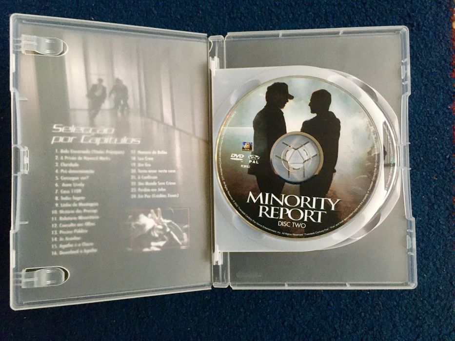 Relatorio Minoritario DVD 9Gb DTS 5.1 - Tom Cruise Minority Report 2 Discos (Portes CTT GRÁTIS)