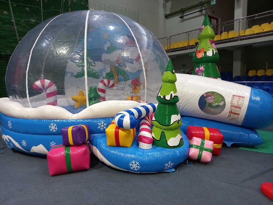 Imprezy z Mikołajem, zimowe dekoracje, dmuchańce, animacje, snowtubing