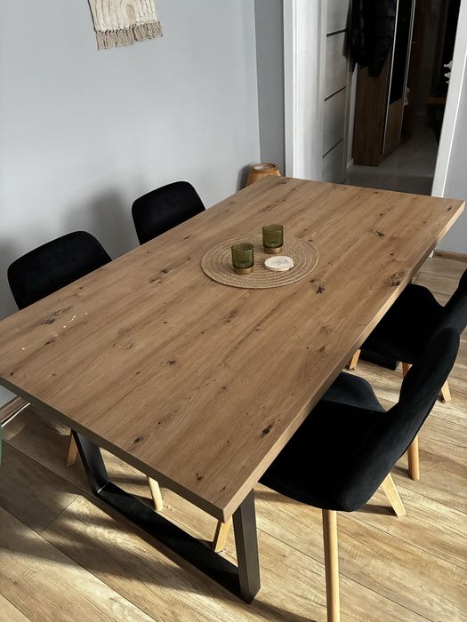 Stół loft - metalowe nogi + blat