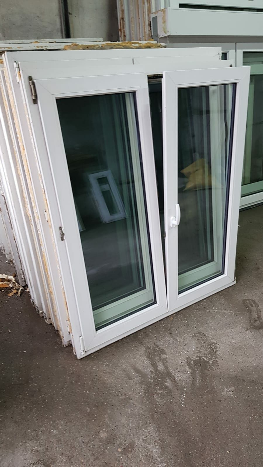 Okna 118/120x140/142 okno PCV używane Niemieckie DOWÓZ CAŁY KRAJ