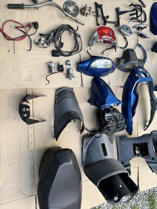 Skuter Romet coliber router części 50 cc 4 sów koła 10 cali