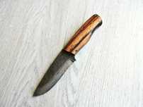 Wilczy Bushcraft Nóż Ręcznie Robiony 50HF zebrano