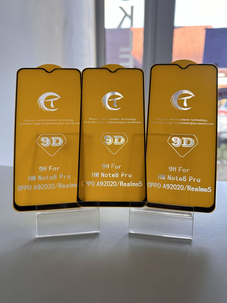 3x szkło hartowane real 9D do xiaomi redmi note 8 pro