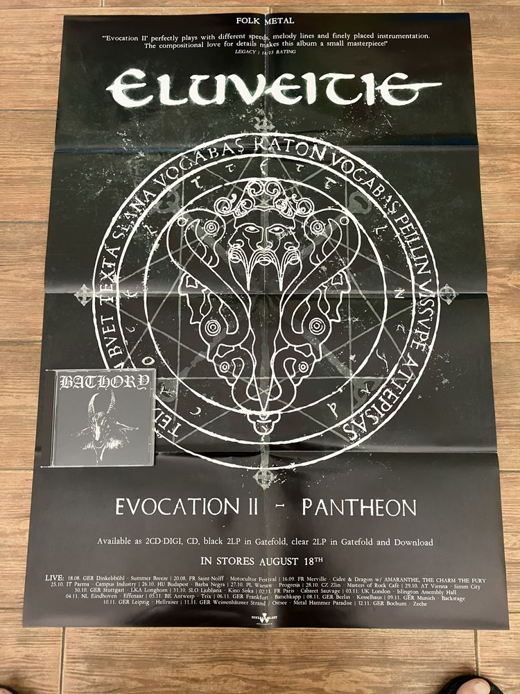 Poster Eluveitie - Evocation II (Pantheon) - Original Nuclear Blast