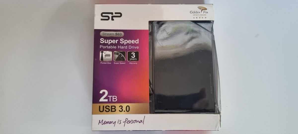 Silicon Power SP Stream S03 2TB nowy dysk USB 3.0 zewnętrzny Portable
