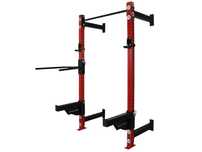 WALL RACK 80x80x3 + STACJA DIP + belki + haki / KLATKA / siłownia