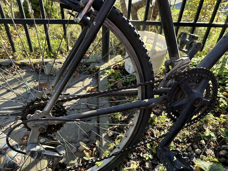 Rower z ramą do remontu