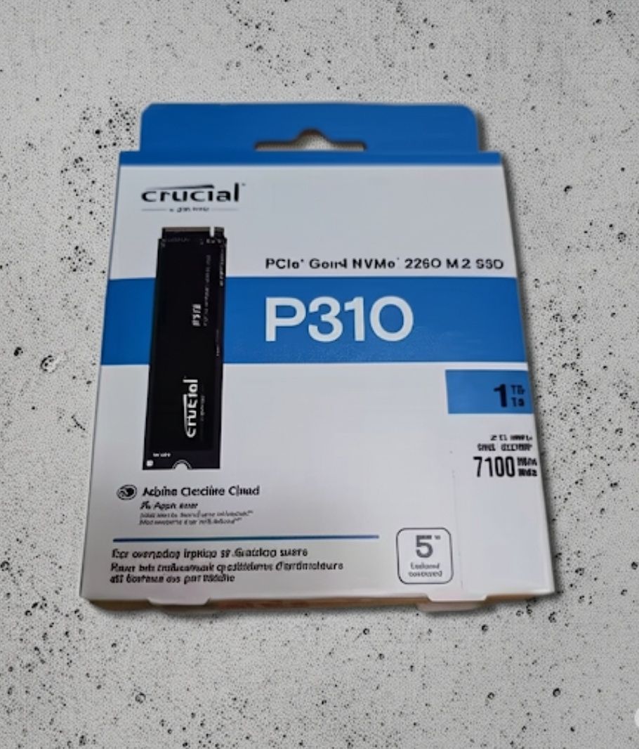 Новий ssd m2 Crucial P310 nvme. 7.1гб/сек