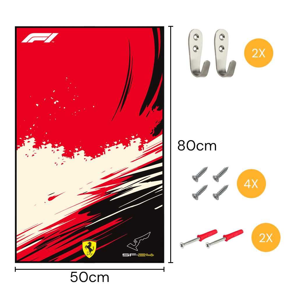 Ramka do ekspozycji ściennej LEGO SF-24 Ferrari F1 42207