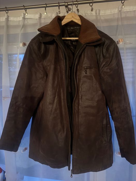 Kurtka skórzana męska