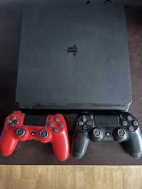 Ps 4 slim 2 pady + gry