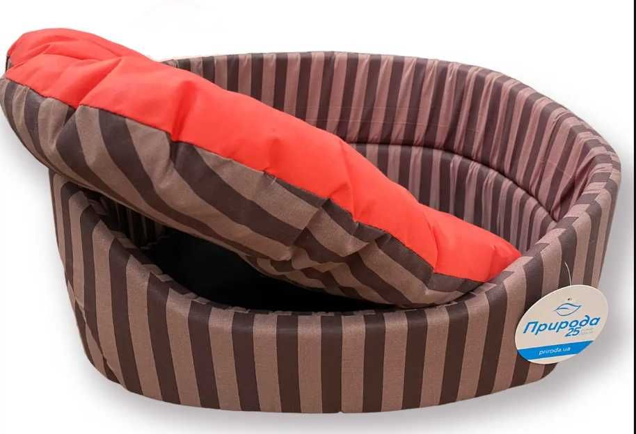 Лежак-ліжко для собак та котів Природа Pet Fashion Коралл Coral новий!