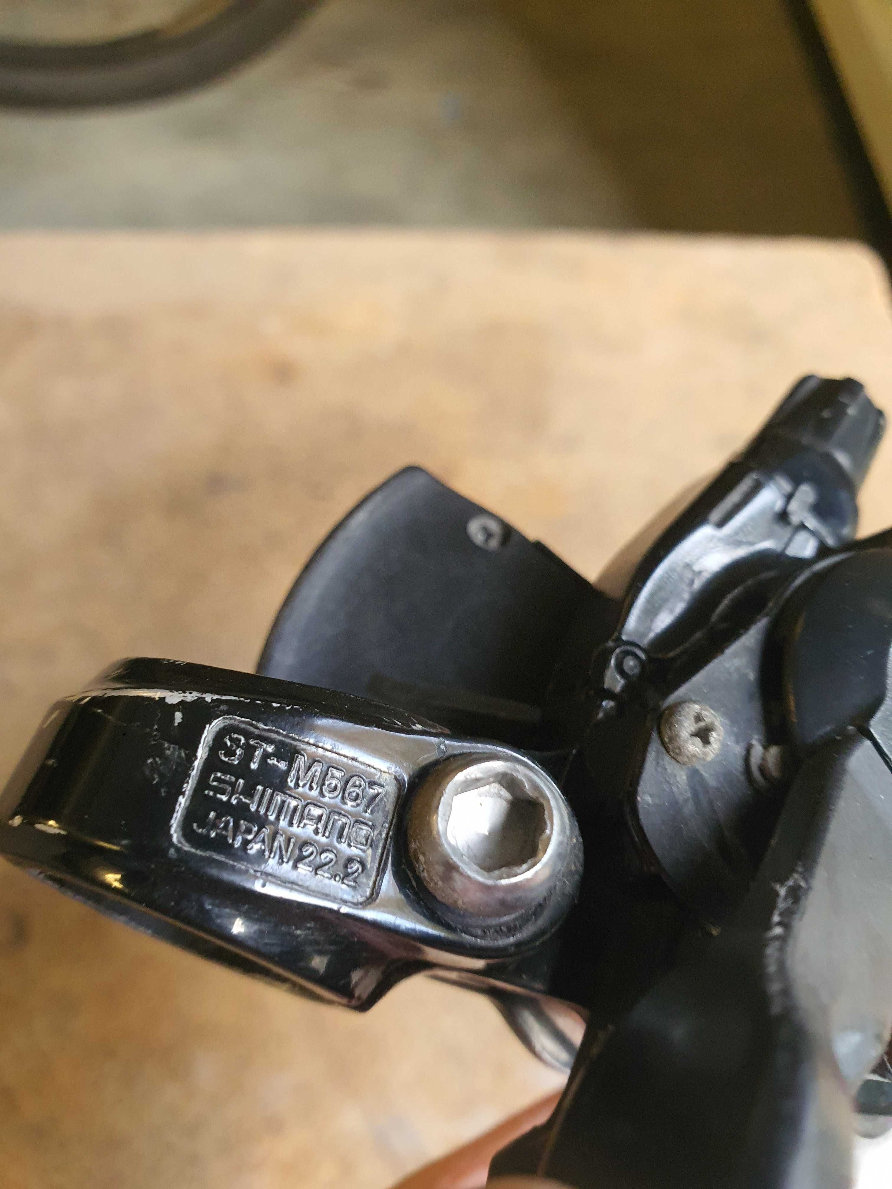 Klamkomanetka lewa Shimano Deore LX; M567