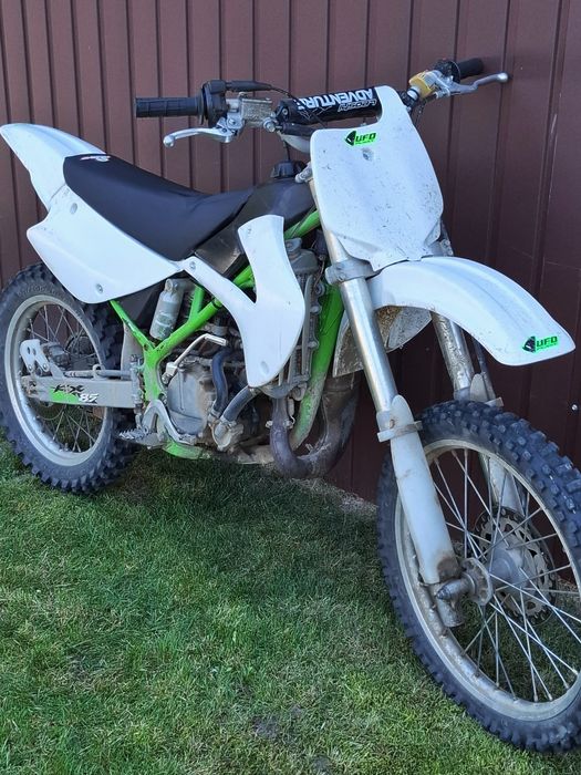 Kawasaki kx 85-części OPIS Rama Airbox Elektryka Dyfuzor Gaźnik Tłumik