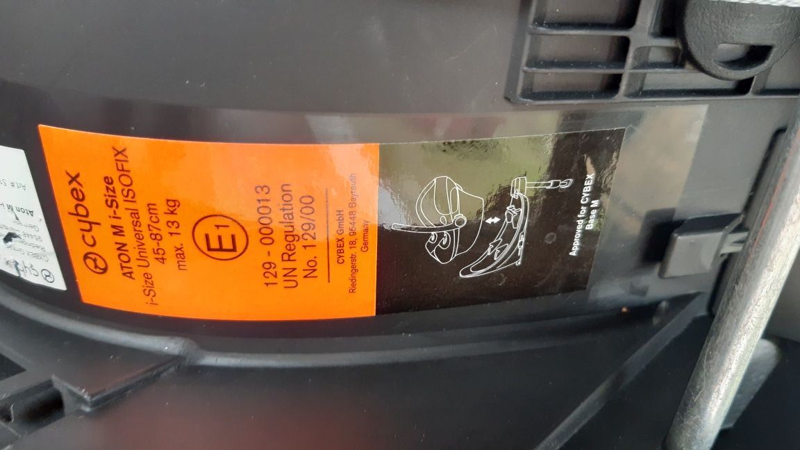 Nosidełko Cybex Aton M gold