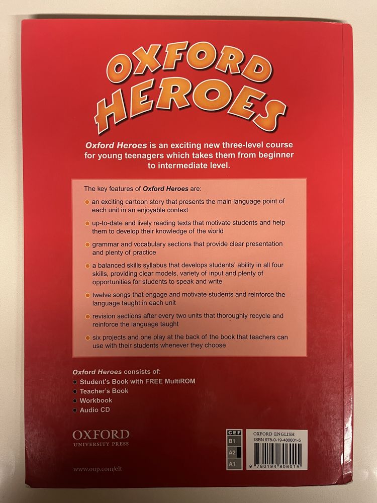 Oxford Heroes Student’s Book 2