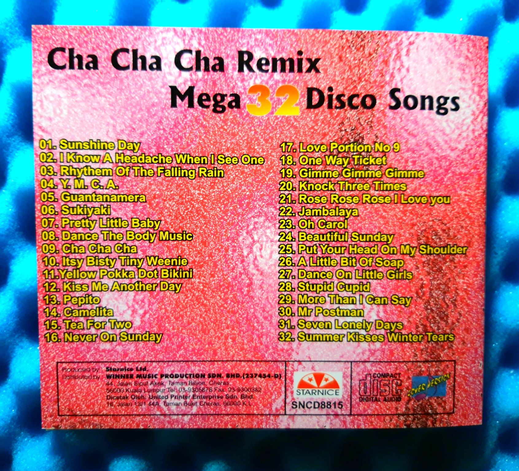 Cha Cha Cha Remix Mega 32 Disco Songs (CD, 1998?)