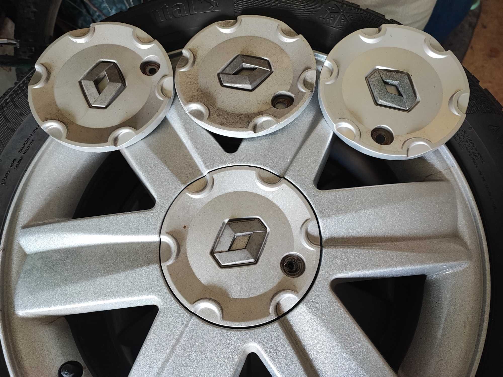 4x felgi alu Renault CMS 240 16" 6,5J z używanymi oponami