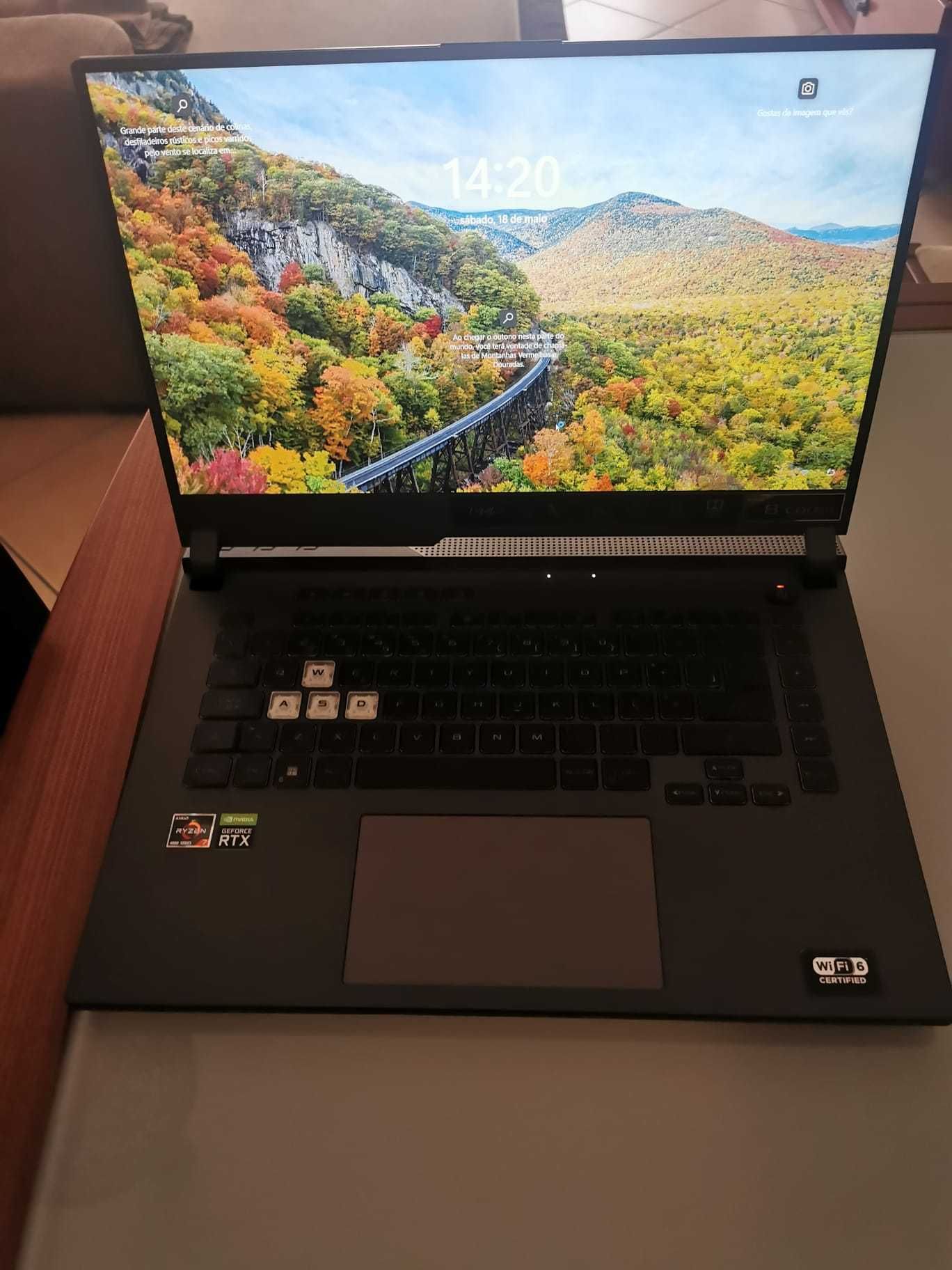 ASUS ROG strix g513 1 ano utilização