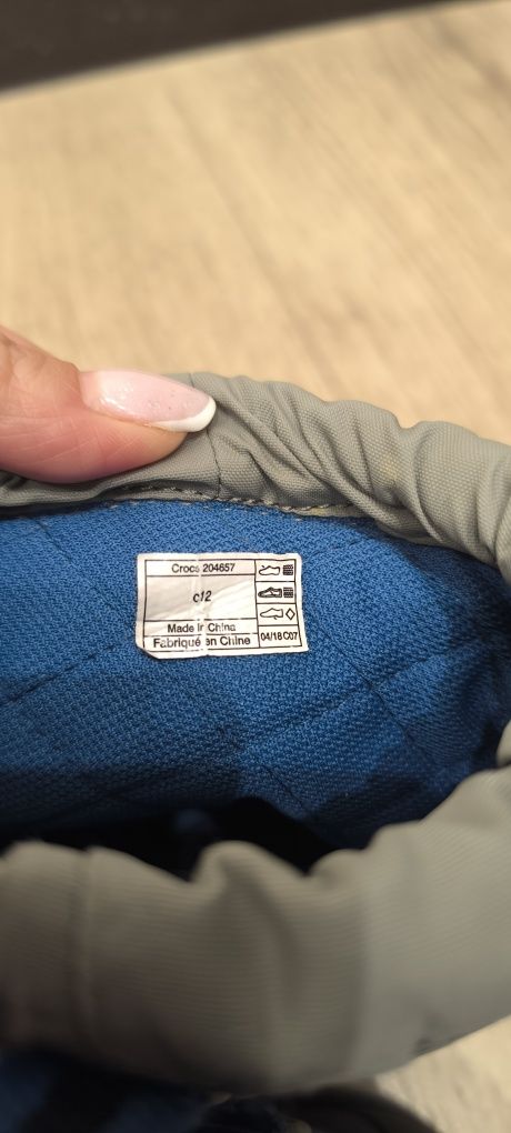 Детские зимние сапоги crocs c11 (18.5 см)