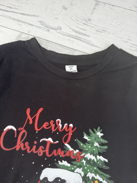 Zestaw T-shirtów dla chłopca motyw świąteczny 116