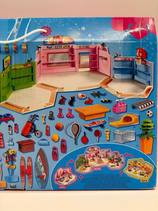 Playmobil 9078 City Pasaż Handlowy centrum handlowe sklep sportowy zoo