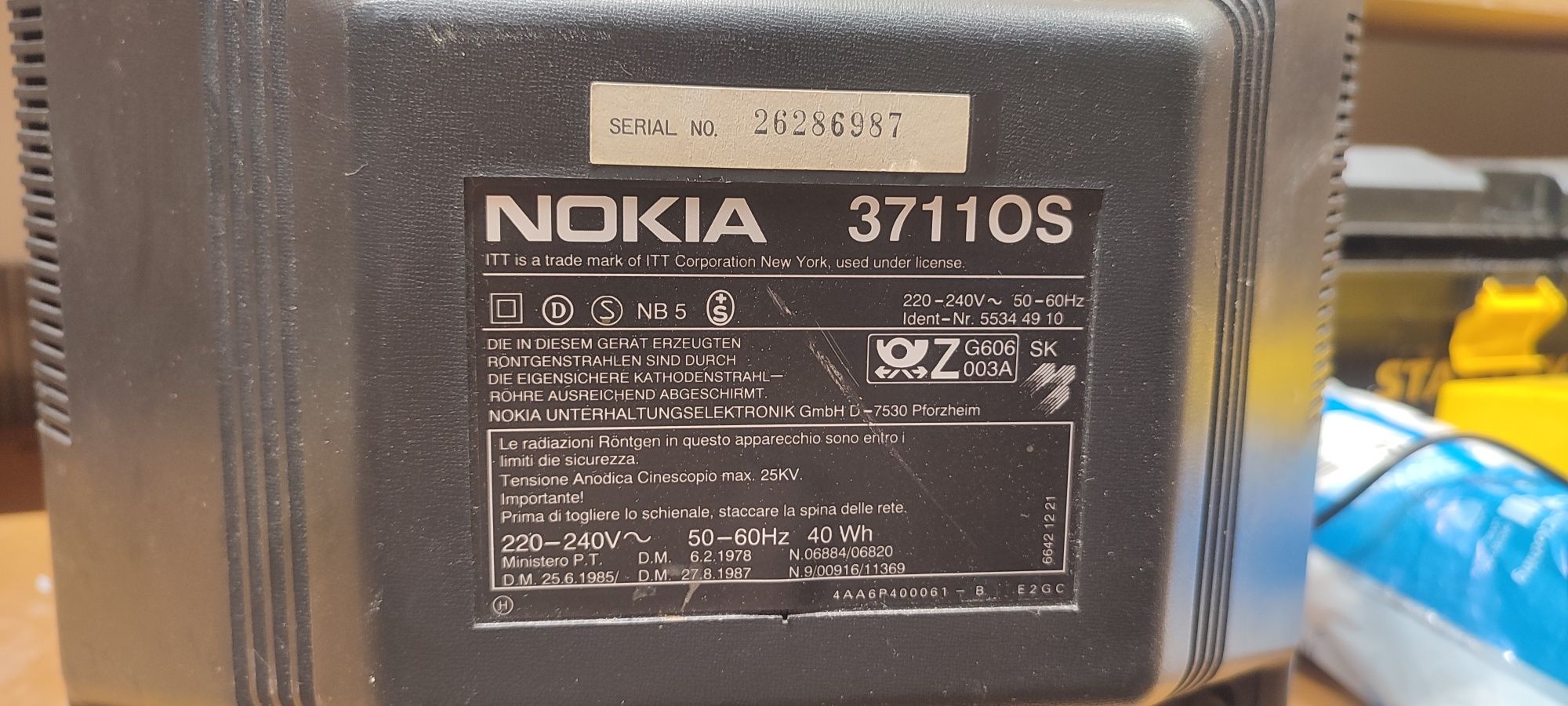 Telewizor kineskopowy Nokia