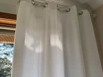 2 Cortinados ikea branco
