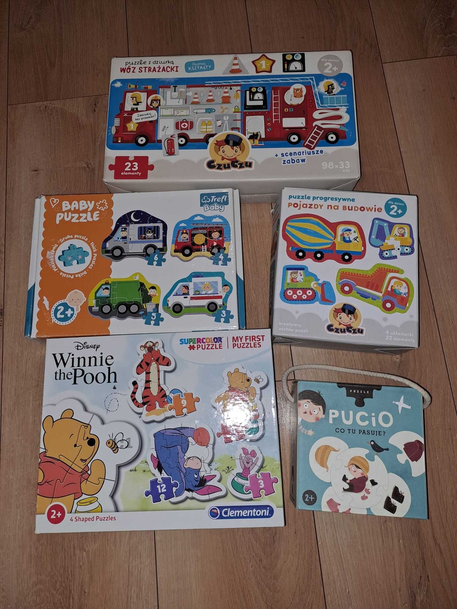 Zestaw puzzli / układanek dla 2 latka