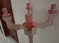 Candelabro para teto de quarto de menina