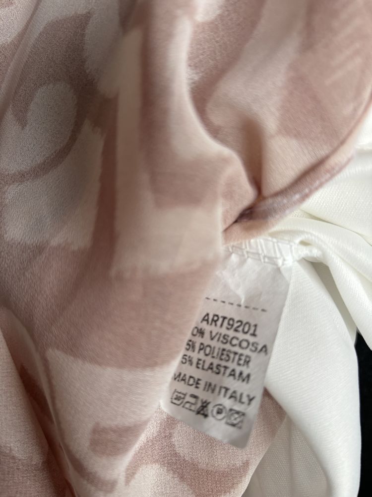 Wzorzysta długa sukienka tunika damska plus size