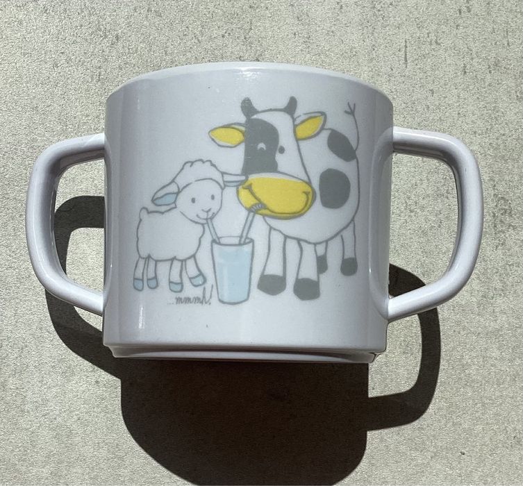 Komplet talerz/miska/kubek dla dziecka firmy Tchibo