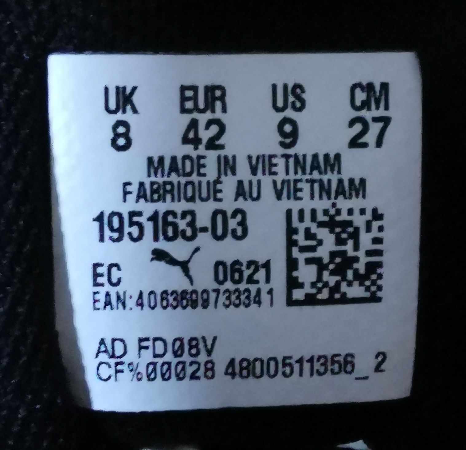 Мужские черные кроссовки Puma Better Foam Emerge 3D.Оригинал