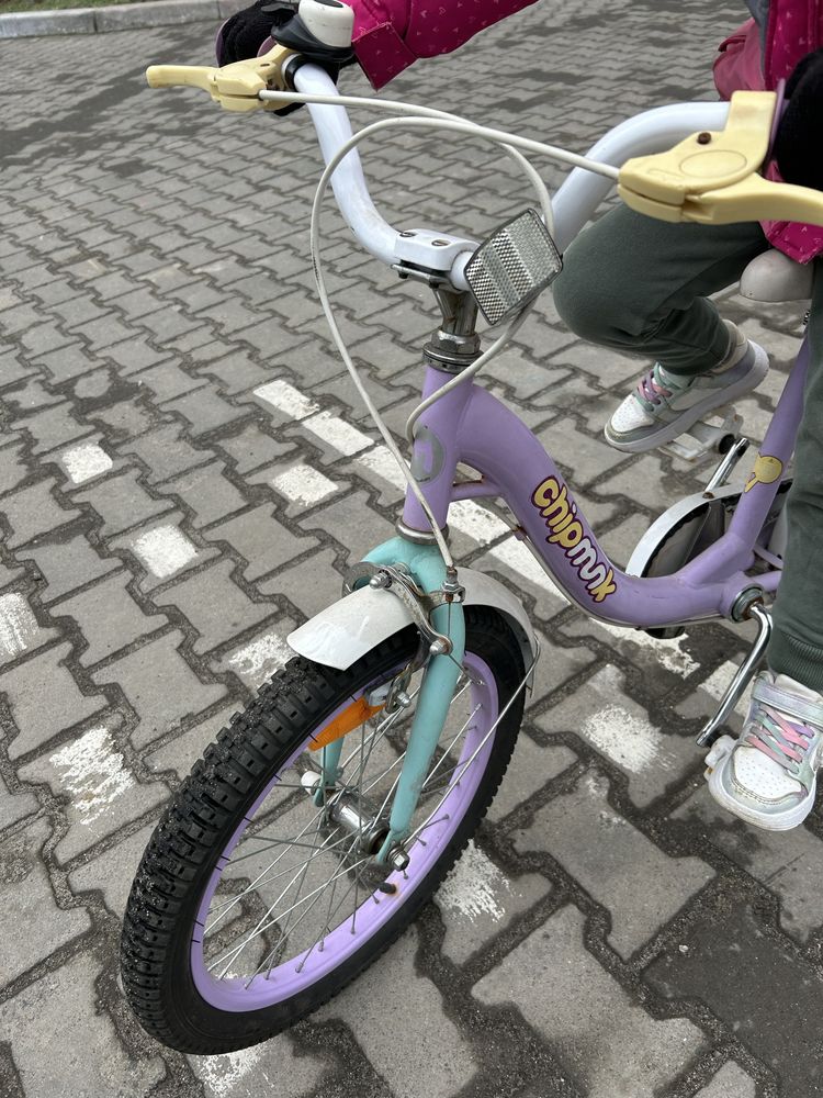Велосипед для дівчинки 18 дюймів