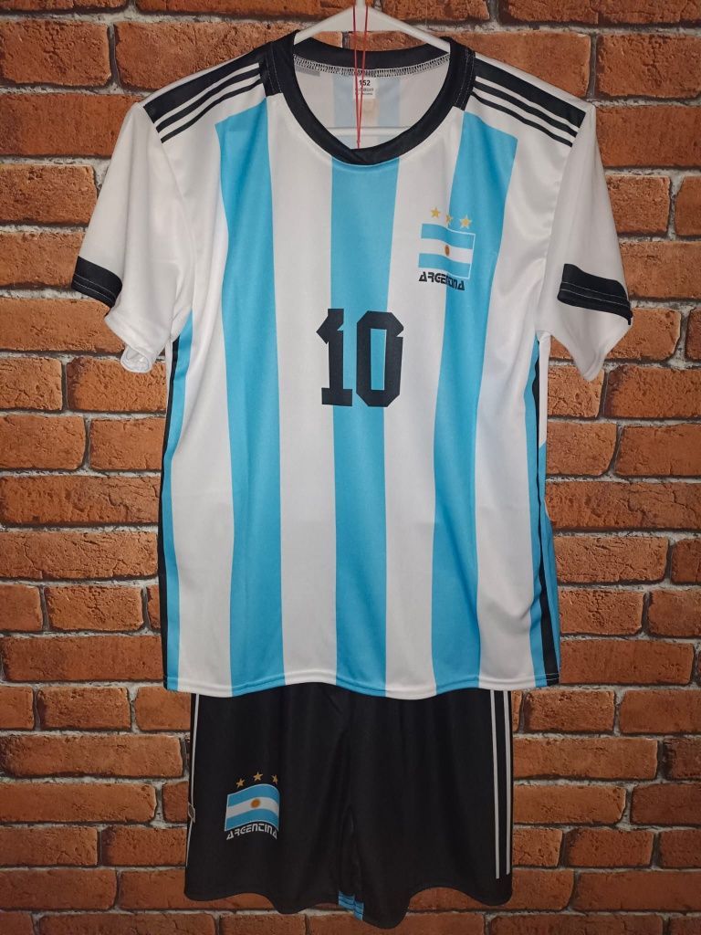 Strój piłkarski dziecięcy Argentyna Messi rozm. 152
