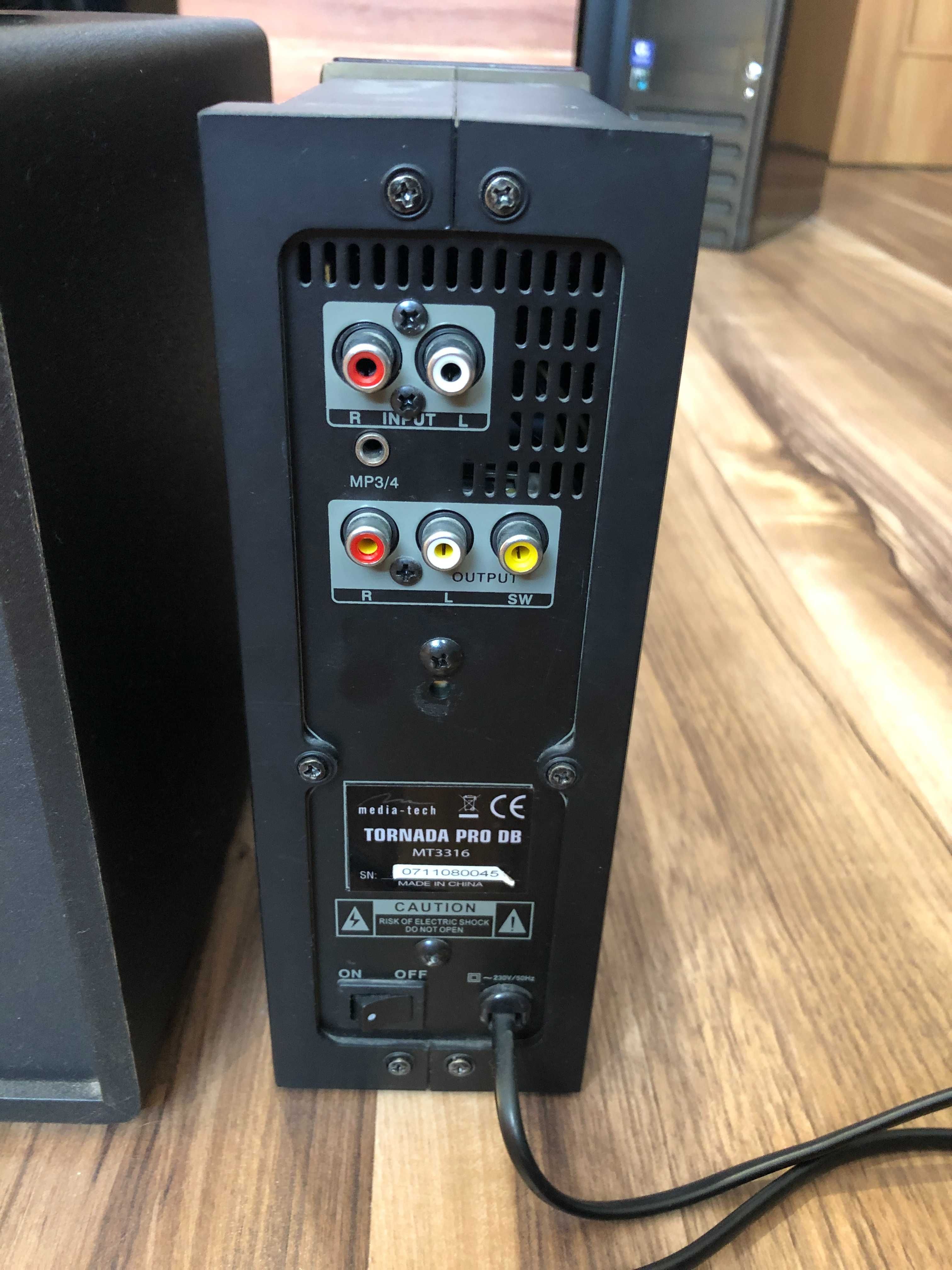 Głośniki komputerowe Media-Tech MT-3316 TORNADA PRO DB subwoofer