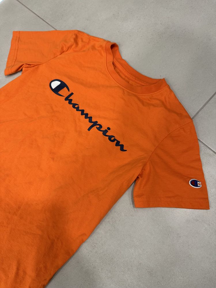 T-shirt Champion pomarańczowy dla chłopca