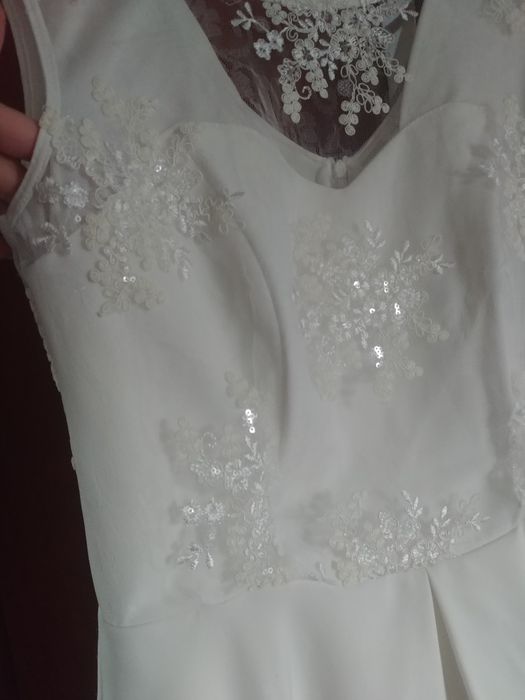 Suknia ślubna poprawiny ślub krótka cywilny