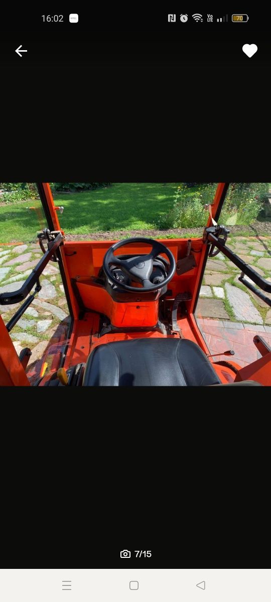 Kubota gr 2100 .Rok 2009.Kosiarka traktorek.