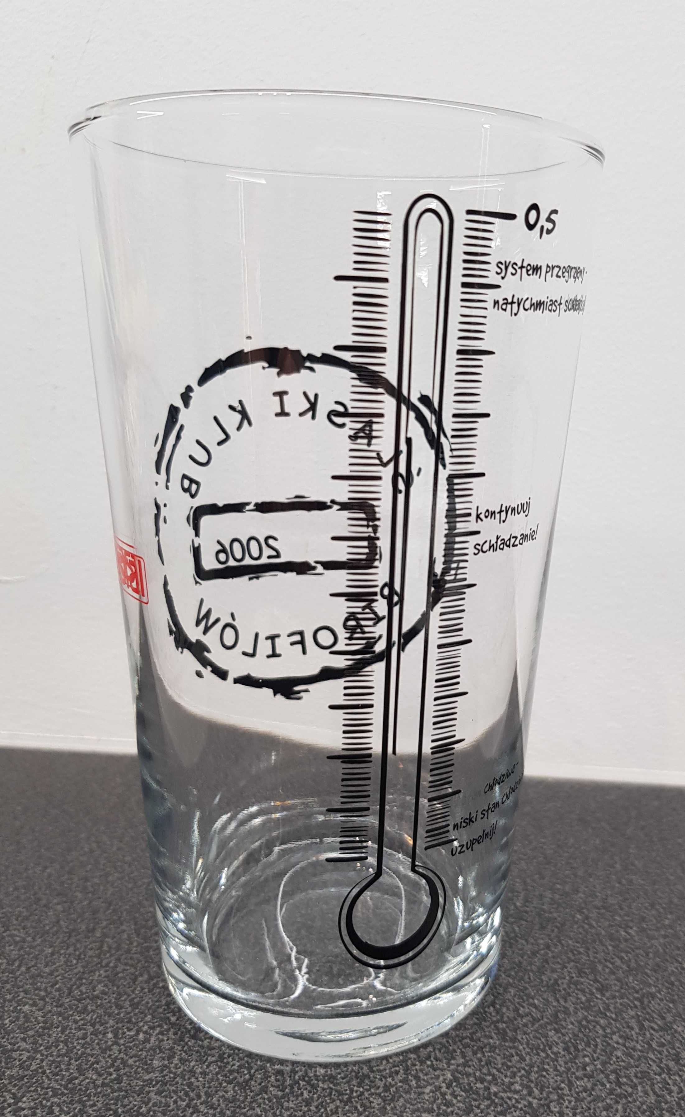 Szklanka do piwa 0,5 l RASTAL, browar - Śląski Klub Birofilów