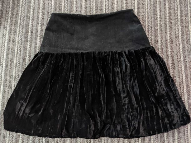 Школьная чёрная юбка, пояс 58-60см