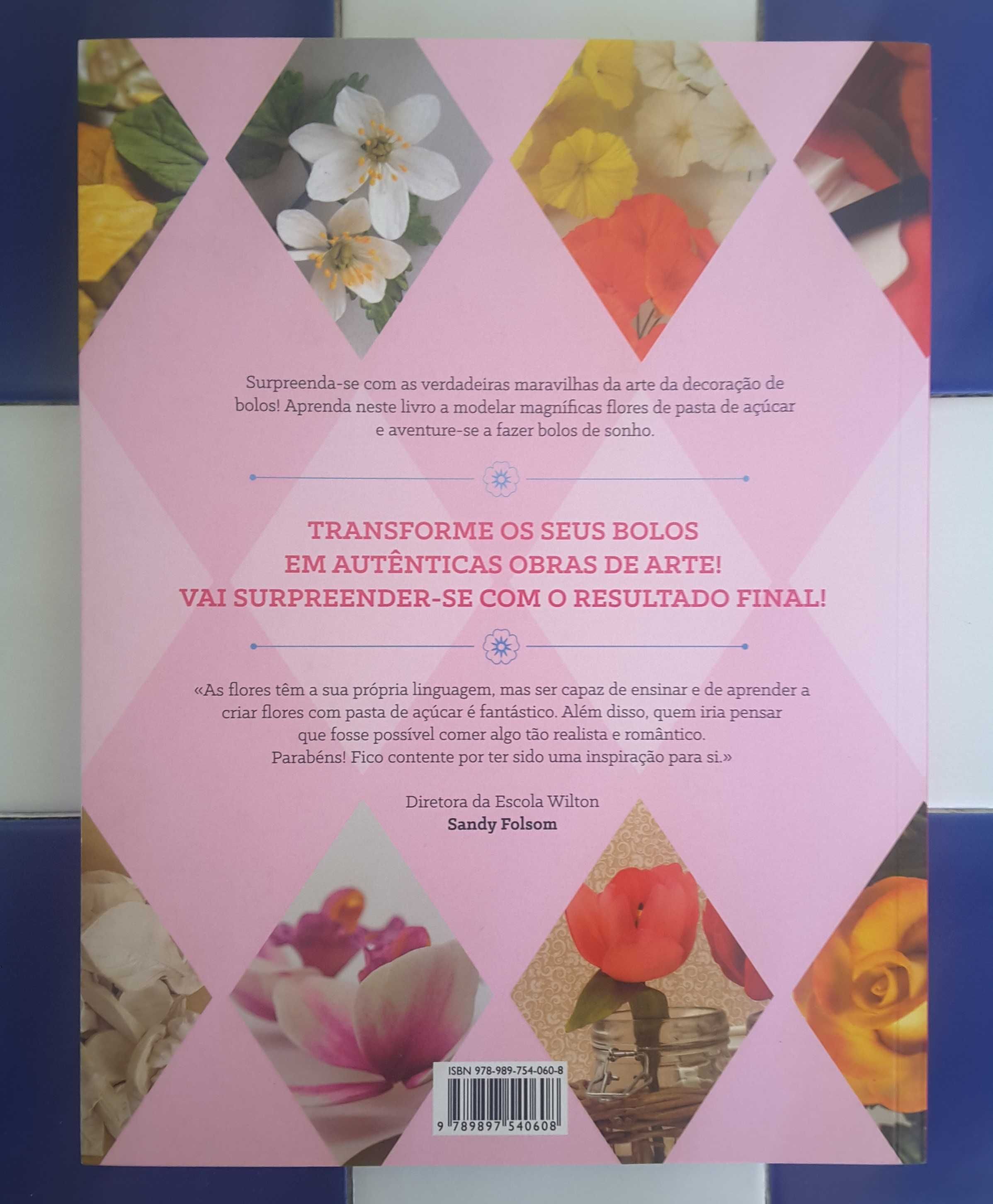 Livro "Açúcar em Flor - Fazer Flores em Pasta de Açúcar", Clara Pedro